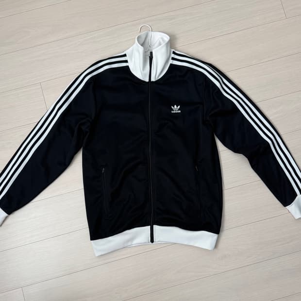 아디다스 아디컬러 클래식 베켄바우어 트랙 자켓 블랙 -US 사이즈