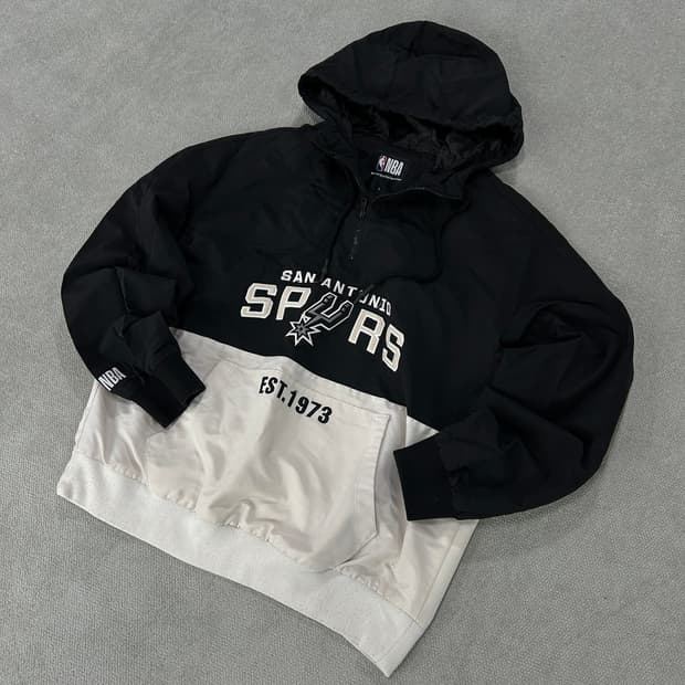 NBA 샌안토니오 스퍼스 후드 아노락 L