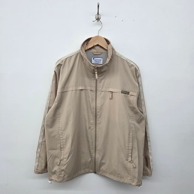 챔피온 라인드 트랙 자켓 베이지 남L