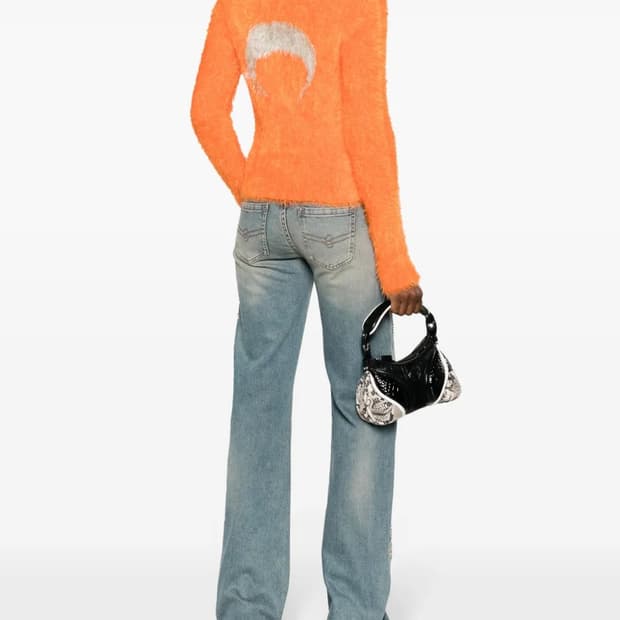 MARINE SERRE 마린 세르 크레센트 모티프 니트 스웨터 니트  