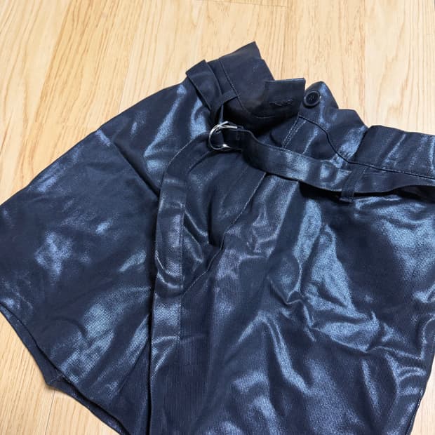 🥨 벨트 포인트 가죽 H라인 스커트 🥨