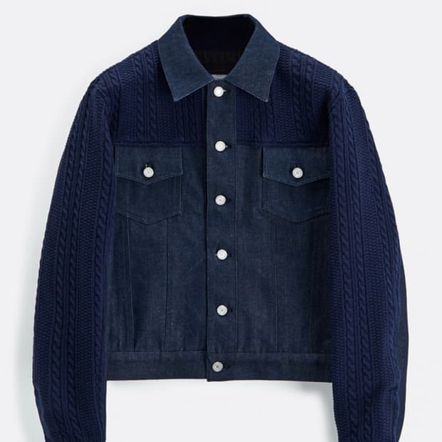 [M] 애니타임로릭 zinnia mix jacket navy