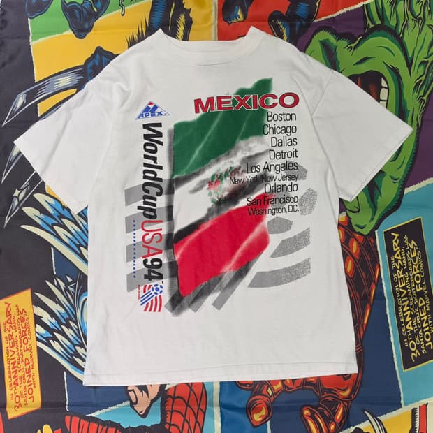 90's APEX ONE '94USA' 월드컵 반팔티 M