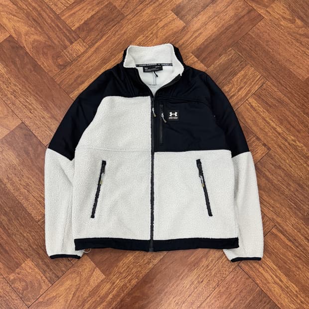 L 언더아머 UA 미션 플리스 집업 자켓 