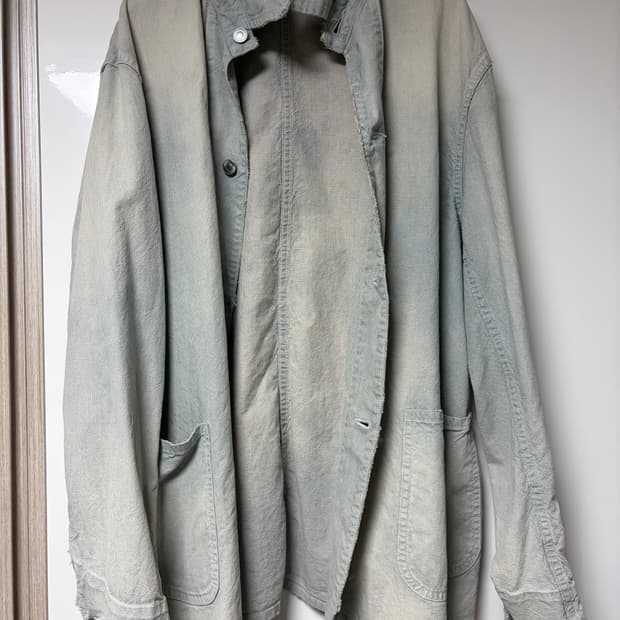 [2] A.presse 아프레쎄 25ss 인디고 핀 체크 커버올