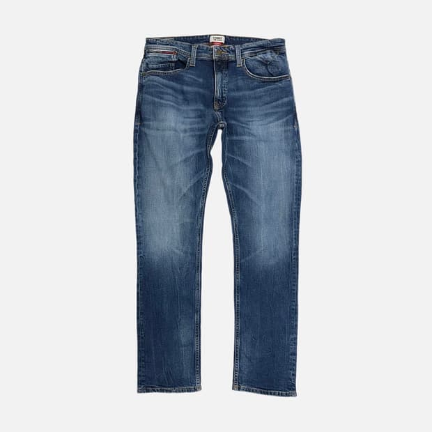 타미힐피거 타미진스 테이퍼드핏 데님 팬츠 남자 청바지