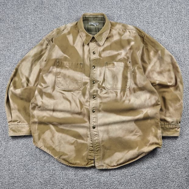 칼하트 다잉 워시드 워크 셔츠 자켓 ( XL ) / 9919