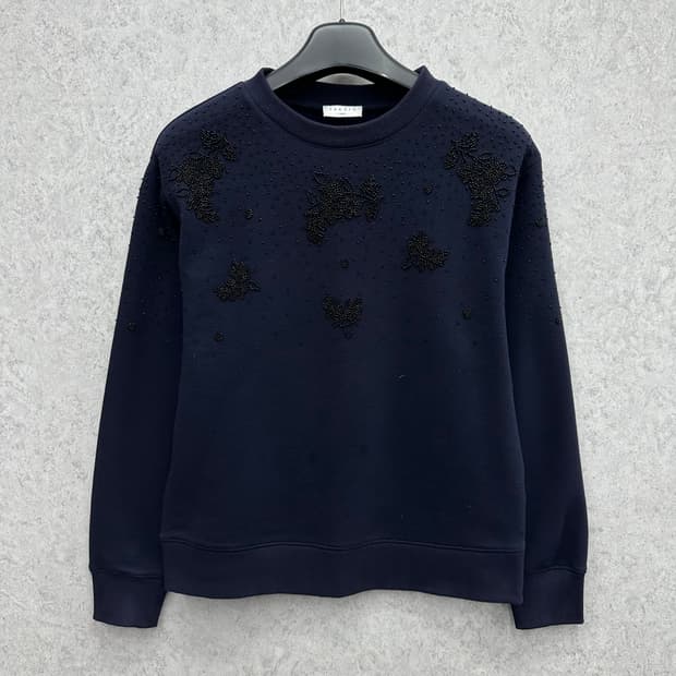 95 산드로 여자 비즈 맨투맨