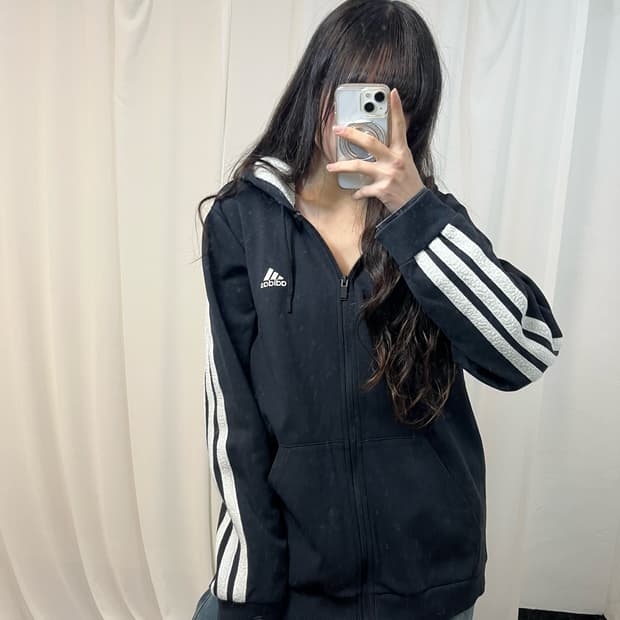 Adidas Fleece Zip-Up Hoodie 