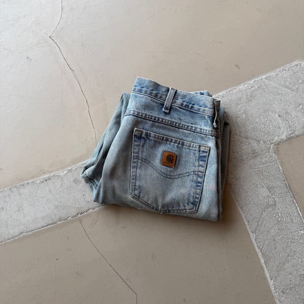 칼하트 데님 워크 팬츠