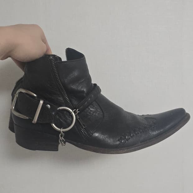 훕데두 웨스턴 락 부츠 대장급 270