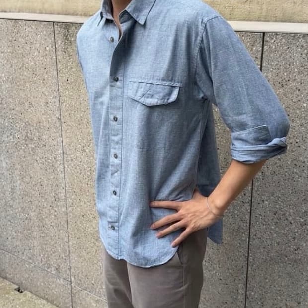 Issey Miyake Light Blue Shirt