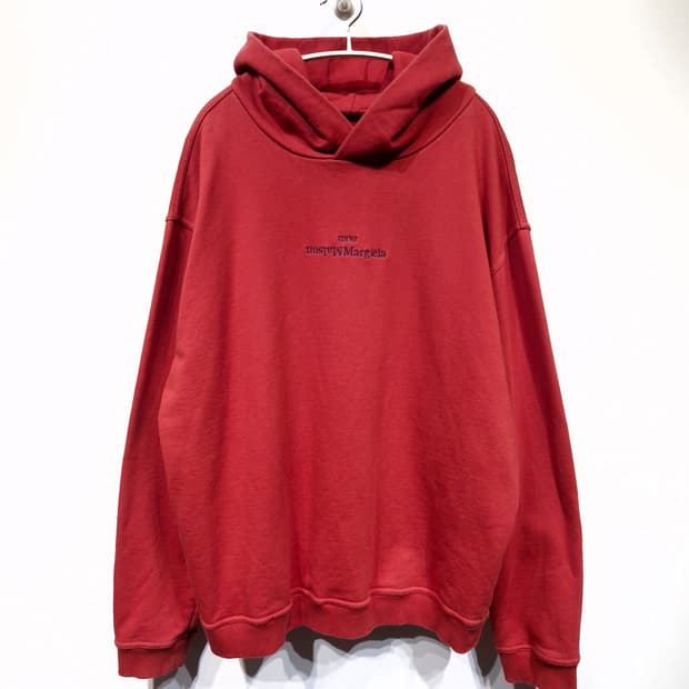 메종마르지엘라(Maison Margiela)리버스 로고자수 후드