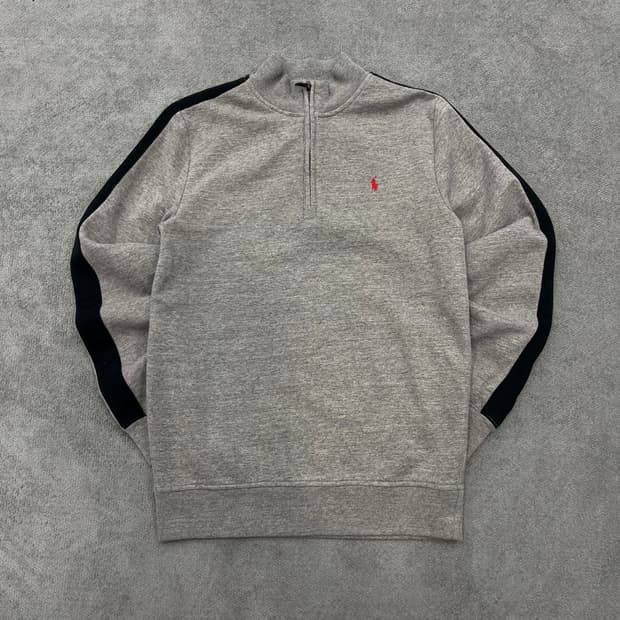 XL 폴로 랄프로렌 회색 하프집업