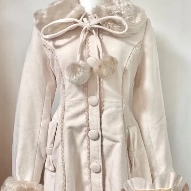 라떼갸루 deary 디마럽 코트 리즈리사 아가일 니트 큐롯