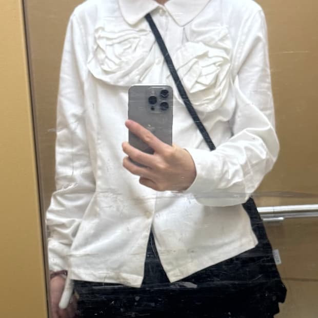 Comme des garcons Rose Motif Blouse
