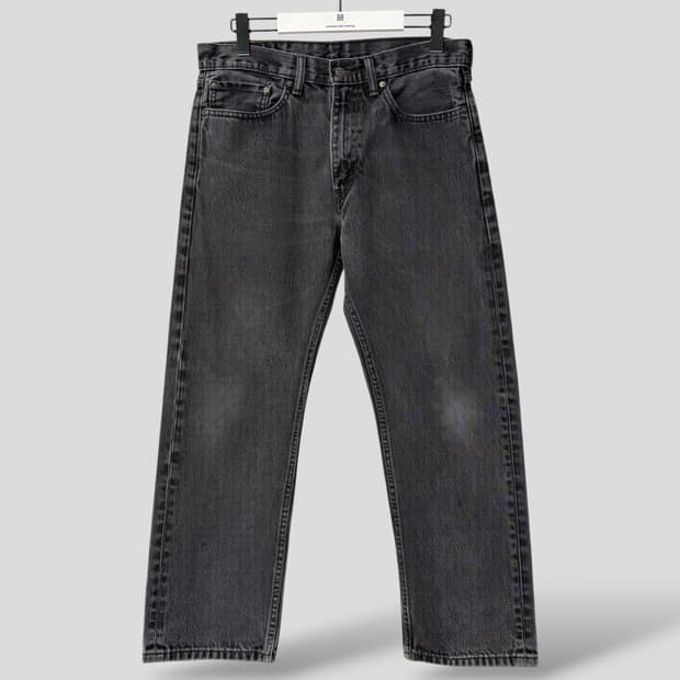 (34)리바이스505 흑청 데님 청바지