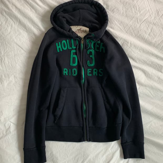 Hollister 딥네이비 후디
