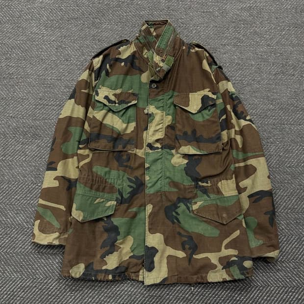 미군 M64 우드랜드 카모 야상v0414