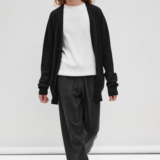 extreme cashmere raven cardigan