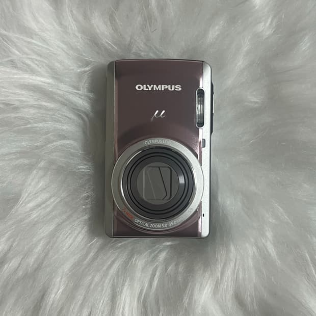 *하투하픽!/미품* olympus 뮤 7040 핑크 디카