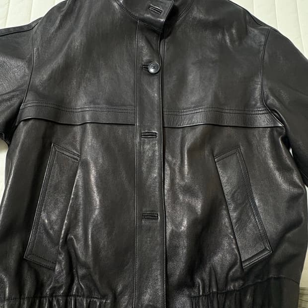 닐바이피 레더 블루종자켓 34사이즈