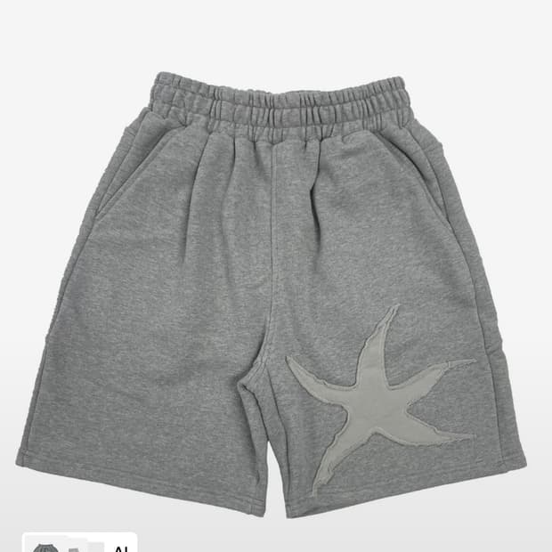 TCM starfish half sweat pants (grey) 
