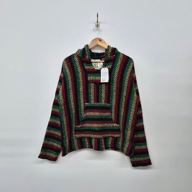 맥시코 스타일 빈티지 후드니트 남녀공용 S