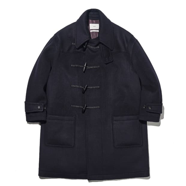 [2]아워셀브스 25FW 울 더플 코트 네이비