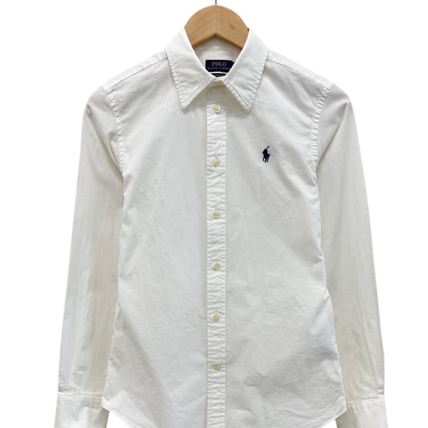 폴로 클래식핏 옥스포드 셔츠 화이트 (2/여성S추천) 