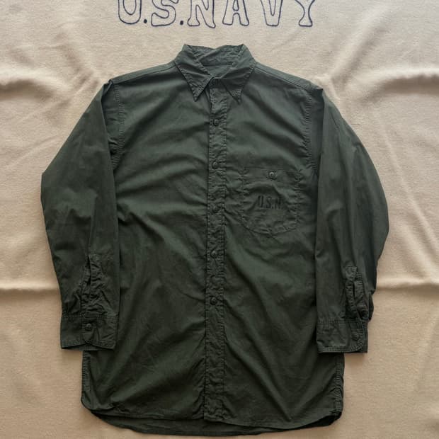 40s WW2 USN N-3 Utility Shirt