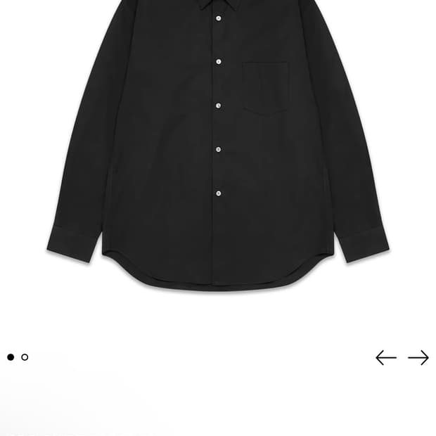 구합니다/꼼데가르송 셔츠 포에버 라인 셔츠 블랙 