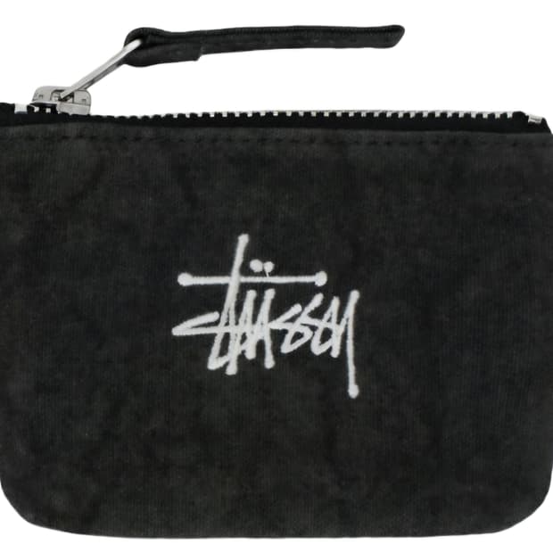 스투시 코인 파우치 블랙