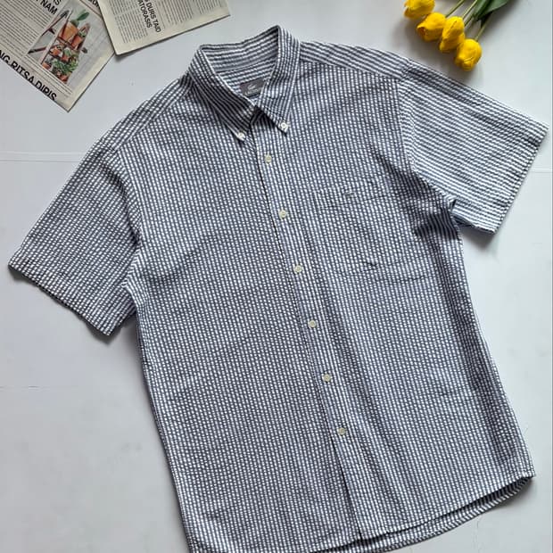 Lacoste 라코스테 시어서커 스트라이프 셔츠