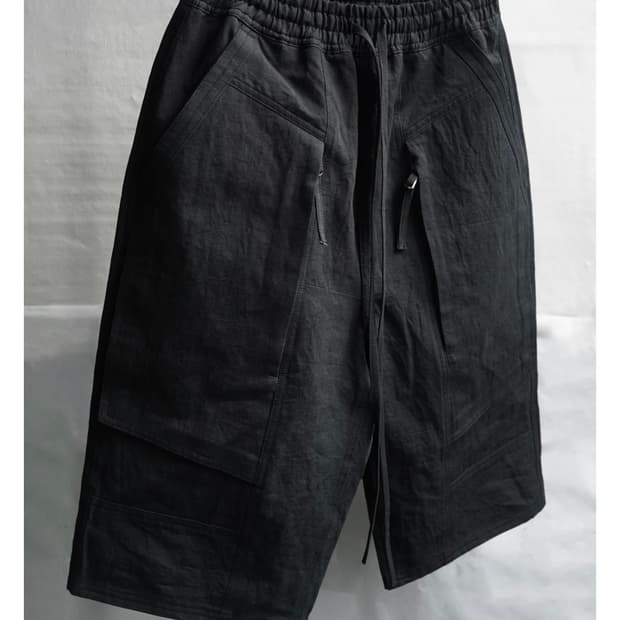 (구매) 블랙멀 fatigue shorts / black S