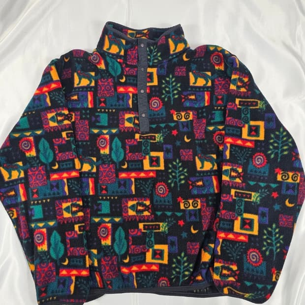 L.L.Bean90s플리스신칠라