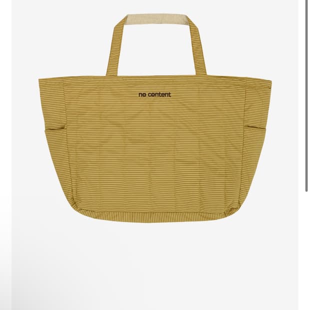 노컨텐츠 가방 Two-Way Quilting Big Bag