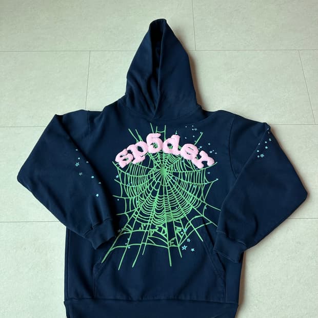 Sp5der og web hoodie 스파이더 후디