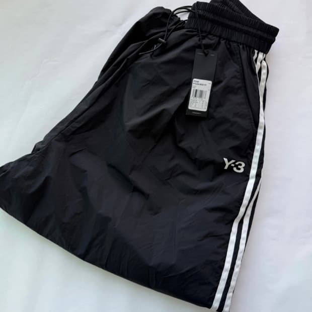 Y-3 와이드 나일론 팬츠 블랙 새상품