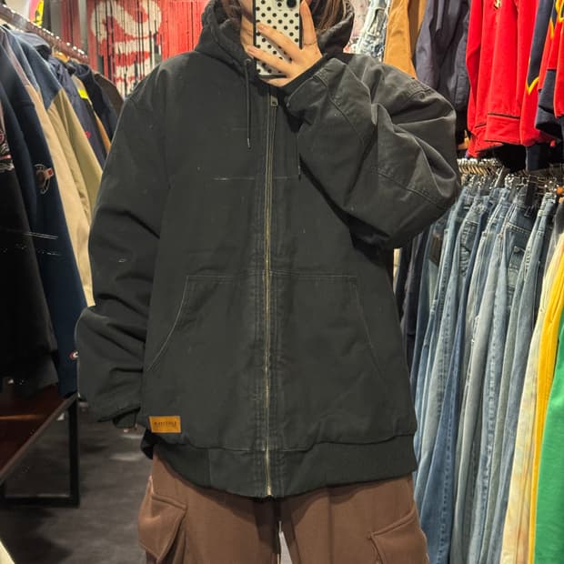 [IM] 빈티지 워크후드자켓