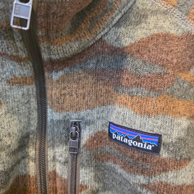 파타고니아쿼터 지퍼  베타 스웨터카모 플리스 집업
