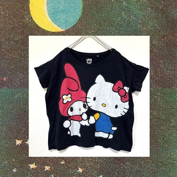 유니클로X산리오 반팔 티셔츠