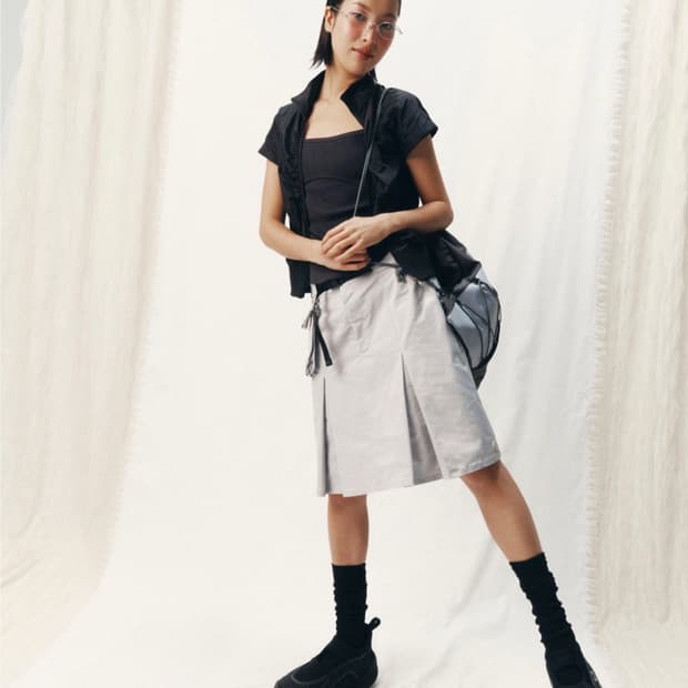 SMARTURBANUSEFUL D POCKET NYLON SKIRTS