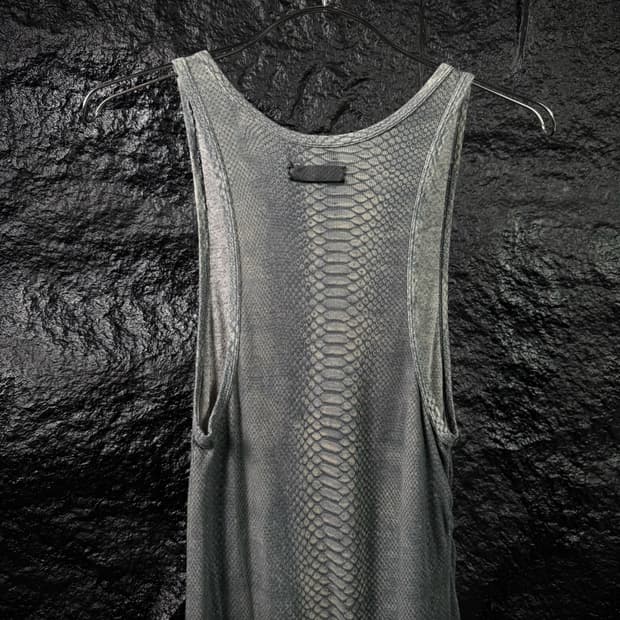 If Six Was Nine Snakeskin Sleeveless
