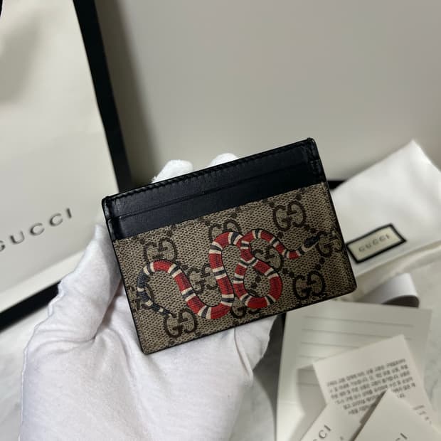 구찌 스네이크 카드지갑