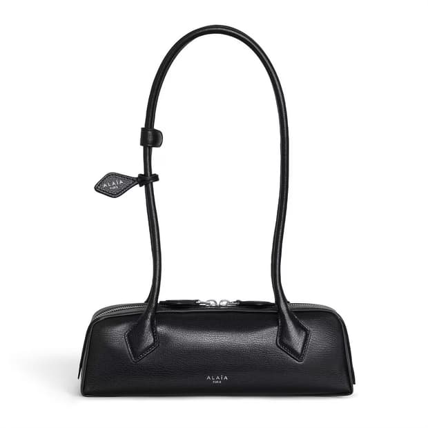 알라이아 26ss LE TECKEL 스몰 토트백/블랙