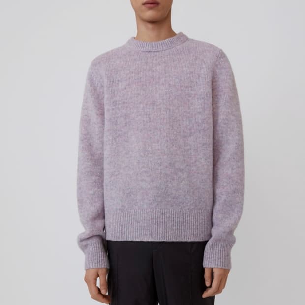  XL) 아크네 스튜디오 카이 니트 핑크 라벤더 아크네 명작 스웨터