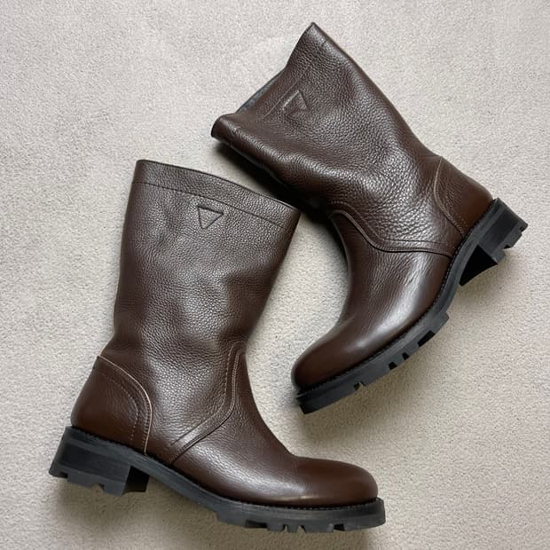 [41] JIL SANDER 질샌더 레더부츠 -260-265 가죽워커