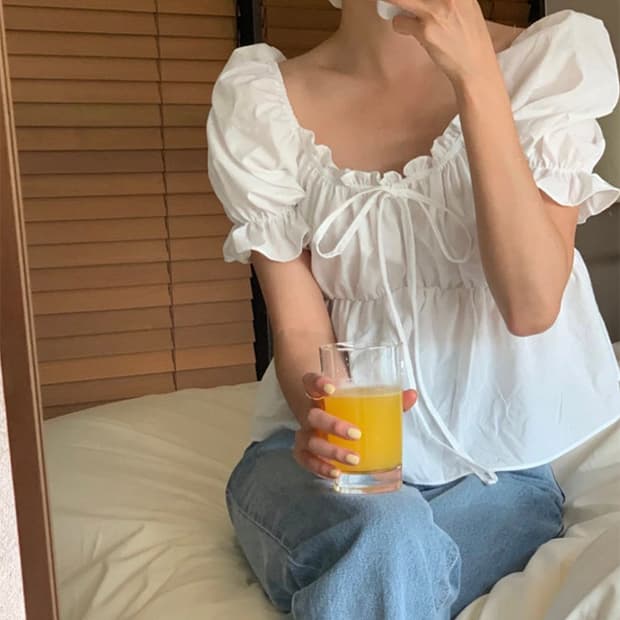 오큐페 블라우스 새상품
택있음 