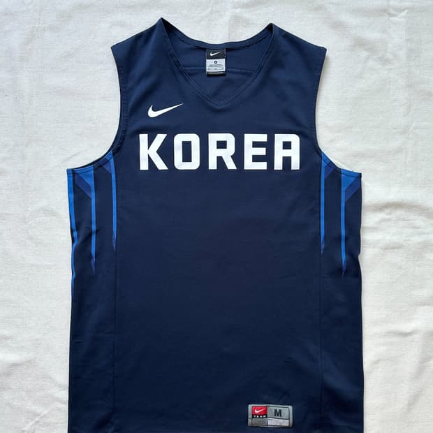 나이키 대한민국 농구 국가대표팀 져지 유니폼 M